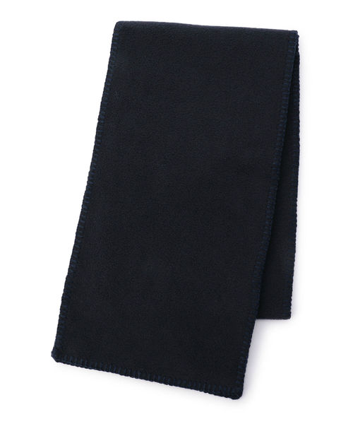 TWEED MILL(ツイードミル)の「TWEEDMILL: フリースマフラー 無地(マフラー・メンズ・ブラック/ネイビー/ブラウン/レッド/ダークグレー・ONE SIZE)」の5枚目の写真