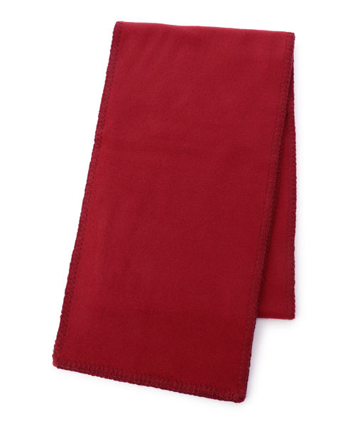 TWEED MILL(ツイードミル)の「TWEEDMILL: フリースマフラー 無地(マフラー・メンズ・ブラック/ネイビー/ブラウン/レッド/ダークグレー・ONE SIZE)」の8枚目の写真