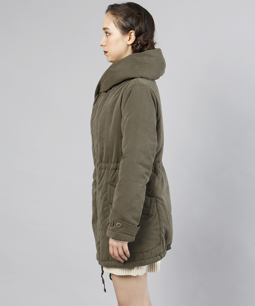 Another Edition（アナザーエディション）の「AE[S]ﾅｶﾜﾀ 2WAY HOOD CT（その他アウター・レディース・ブラック/ベージュ/オリーブ・SMALL/MEDIUM）」の4枚目の写真