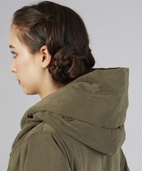 Another Edition（アナザーエディション）の「AE[S]ﾅｶﾜﾀ 2WAY HOOD CT（その他アウター・レディース・ブラック/ベージュ/オリーブ・SMALL/MEDIUM）」の7枚目の写真