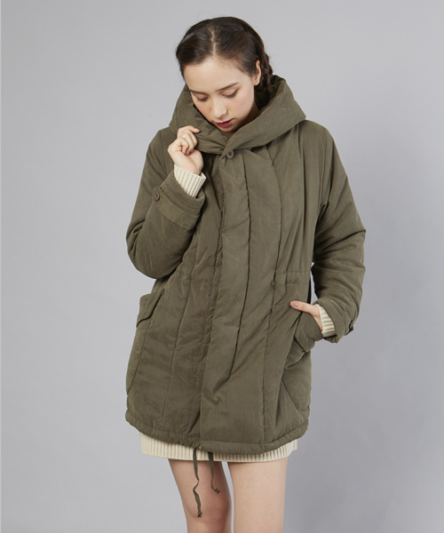 Another Edition（アナザーエディション）の「AE[S]ﾅｶﾜﾀ 2WAY HOOD CT（その他アウター・レディース・ブラック/ベージュ/オリーブ・SMALL/MEDIUM）」の10枚目の写真