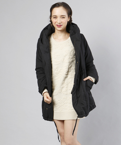 Another Edition（アナザーエディション）の「AE[S]ﾅｶﾜﾀ 2WAY HOOD CT（その他アウター・レディース・ブラック/ベージュ/オリーブ・SMALL/MEDIUM）」の11枚目の写真