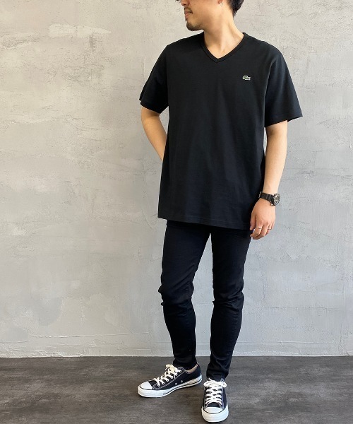 LACOSTE/ラコステ] ベーシックVネックTシャツ（Tシャツ