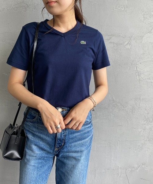 LACOSTE/ラコステ] ベーシックVネックTシャツ（Tシャツ