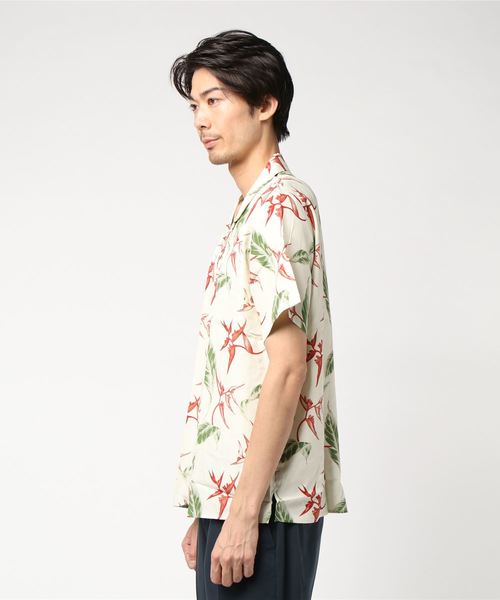 【新品】SANDINISTA Rayon Open Collar Shirt 新品】SANDINISTA Rayon Open Collar Shirt Sandinista