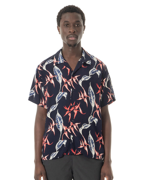 【新品】SANDINISTA Rayon Open Collar Shirt Sandinista（サンディニスタ）の「Rayon Open Collar S/S Shirt