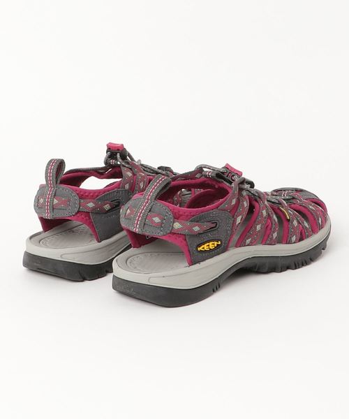 KEEN(キーン)の「WHISPER / ウィスパー / レディース サンダル(サンダル・レディース・レッド・22.5cm/23.5cm/23cm/24.5cm/24cm)」の3枚目の写真