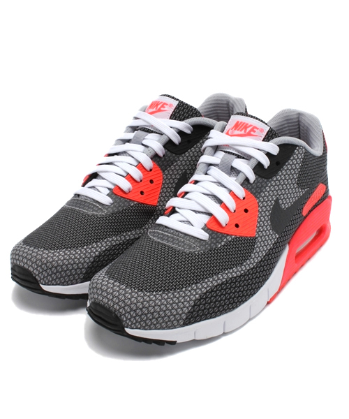 And A(アンドエー)の「NIKE AIR MAX 90 JCRD(スニーカー・メンズ・グレー/レッド/ブルー・28.0cm/26.0cm/27.0cm)」の2枚目の写真