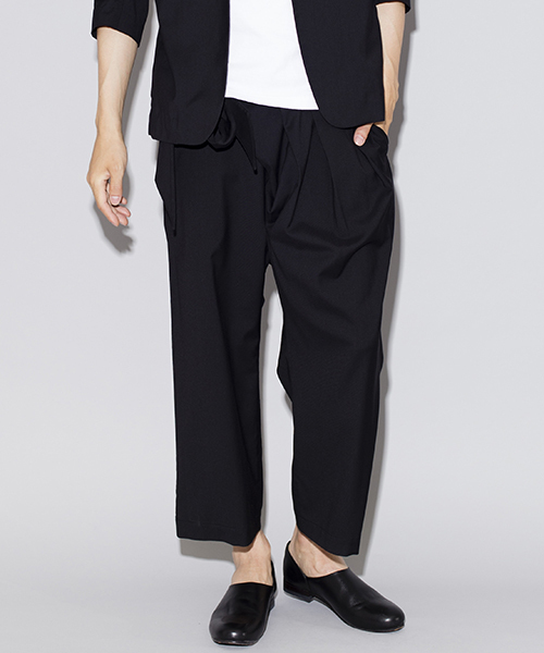 NO ID.（ノーアイディ）の「mp7271-TRｽﾄﾚｯﾁﾗｯﾌﾟﾊﾞｷﾞｰﾄﾗｳｻﾞｰｽﾞﾊﾟﾝﾂ（その他パンツ・メンズ・ライトベージュ/ブルー/ブラック・1/2）」の2枚目の写真