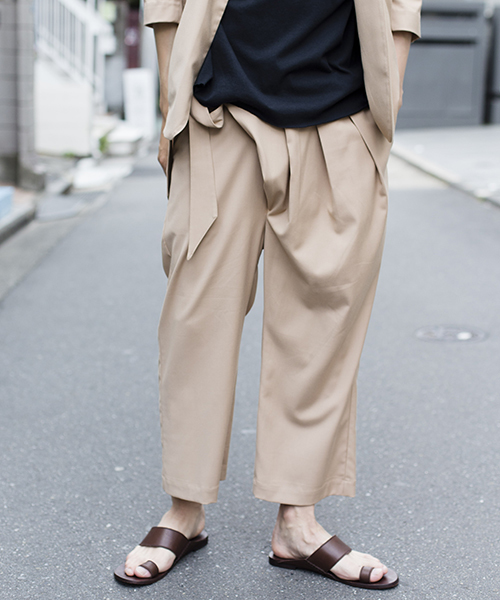 NO ID.（ノーアイディ）の「mp7271-TRｽﾄﾚｯﾁﾗｯﾌﾟﾊﾞｷﾞｰﾄﾗｳｻﾞｰｽﾞﾊﾟﾝﾂ（その他パンツ・メンズ・ライトベージュ/ブルー/ブラック・1/2）」の7枚目の写真