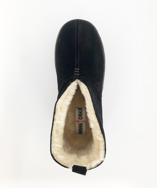 Minnetonka（ミネトンカ）の「【MINNETONKA/ミネトンカ】 TUCSON / トゥクソン ボアブーツ（ブーツ・レディース・ブラック/グレー/ベージュ系その他/チャコールグレー・6/8/5/7）」の10枚目の写真