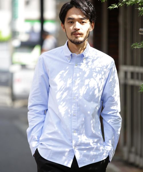 FREAK'S STORE(フリークスストア)の「オックスフォードボタンダウンシャツ(シャツ/ブラウス・メンズ・ホワイト/ネイビー/ブルー/ピンク・マルチサイズ)」の3枚目の写真