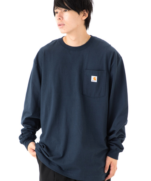 Overprint Carhartt コラボロンT ネイビー Mサイズ Overprint Carhartt コラボロンT ネイビー Mサイズ