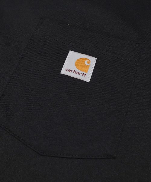 Carhartt（カーハート）の「カーハート 長袖Tシャツ ロンT WORKWEAR POCKET CARHARTT（Tシャツ/カットソー・メンズ・ブラック/ネイビー/ヘザーグレー/チャコールグレー/ダークグリーン/ボルドー/ダークブラウン/ダークカーキ/ホワイト・MEDIUM/LARGE/X-LARGE/SMALL）」の11枚目の写真