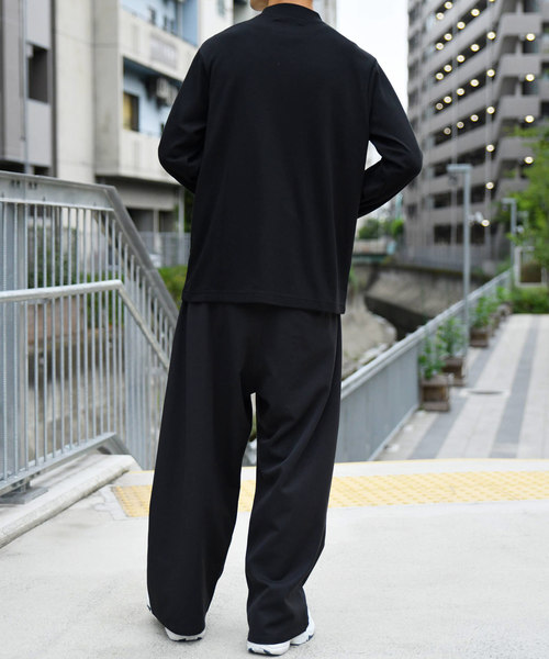 kutir（クティール）の「モックネックインナー（Tシャツ/カットソー・メンズ・ブラック/ホワイト・MEDIUM/SMALL）」の13枚目の写真