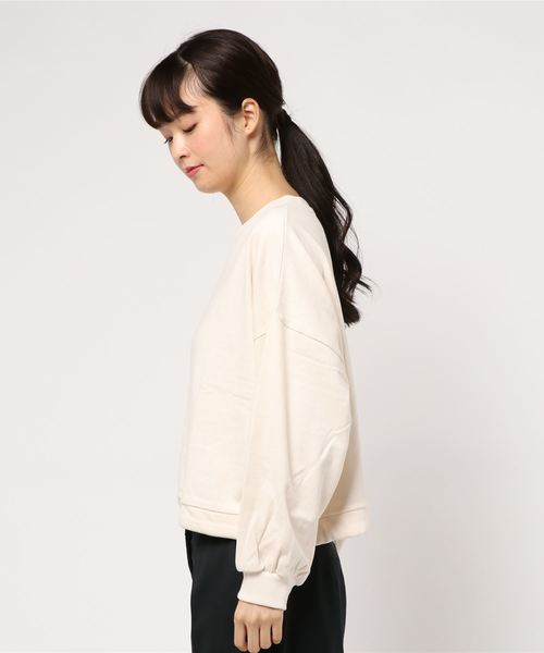 LOWRYS FARM(ローリーズファーム)の「キモウドロストプルオーバー 853799(Tシャツ/カットソー・レディース・アイボリー/ブラック/ブラウン・FREE)」の4枚目の写真
