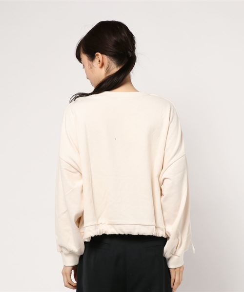 LOWRYS FARM(ローリーズファーム)の「キモウドロストプルオーバー 853799(Tシャツ/カットソー・レディース・アイボリー/ブラック/ブラウン・FREE)」の5枚目の写真