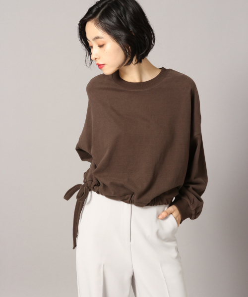 LOWRYS FARM(ローリーズファーム)の「キモウドロストプルオーバー 853799(Tシャツ/カットソー・レディース・アイボリー/ブラック/ブラウン・FREE)」の3枚目の写真