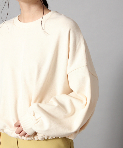 LOWRYS FARM(ローリーズファーム)の「キモウドロストプルオーバー 853799(Tシャツ/カットソー・レディース・アイボリー/ブラック/ブラウン・FREE)」の7枚目の写真