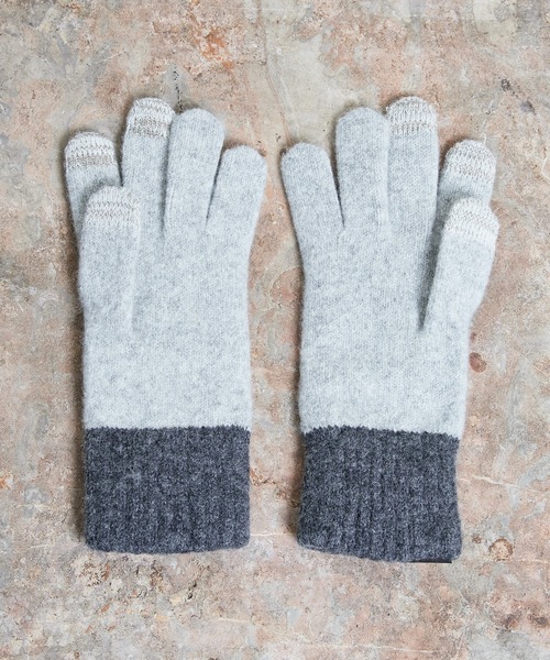 EVOLG(エヴォログ)の「EVOLG エヴォログ:MINOS タスマニアウール ニットグローブ メンズ レディース ユニセックス手袋(手袋・レディース・ブラウン/レッド/グレー/ブラック/オフホワイト/サックスブルー/ネイビー・FREE)」の19枚目の写真