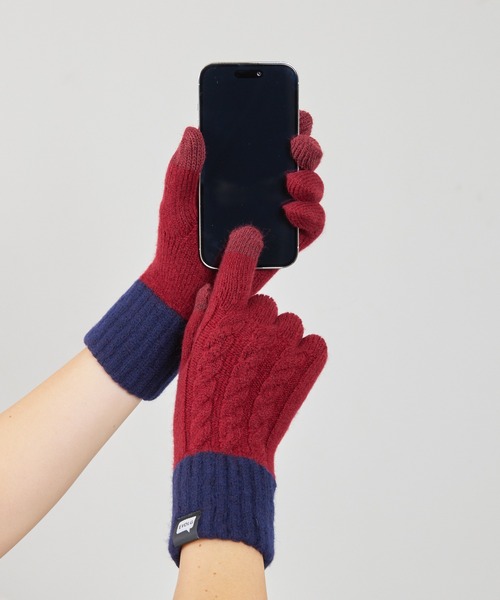 EVOLG エヴォログ：MINOS タスマニアウール ニットグローブ メンズ