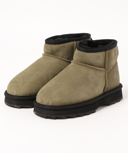 EMU Australia（エミューオーストラリア）の「2020秋冬【EMU / エミュ】Sharky Micro（ブーツ・レディース・ブラック/ベージュ・6/8/5/7）」の2枚目の写真