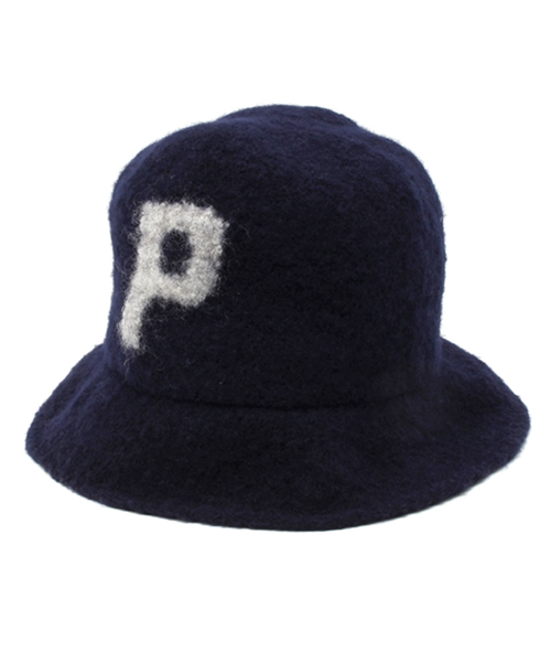 BEAMS BOY(ビームスボーイ)の「Cableami×BEAMS BOY / 圧縮ウール ロゴハット(ハット・レディース・グレー/ネイビー・ONE SIZE)」の8枚目の写真