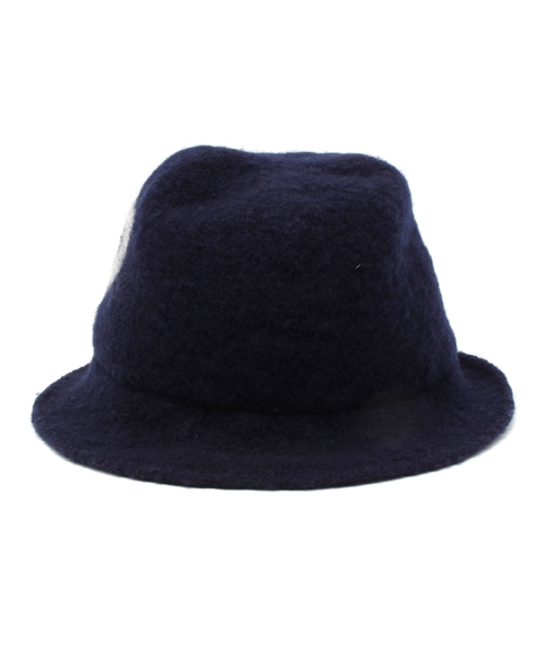 BEAMS BOY(ビームスボーイ)の「Cableami×BEAMS BOY / 圧縮ウール ロゴハット(ハット・レディース・グレー/ネイビー・ONE SIZE)」の3枚目の写真