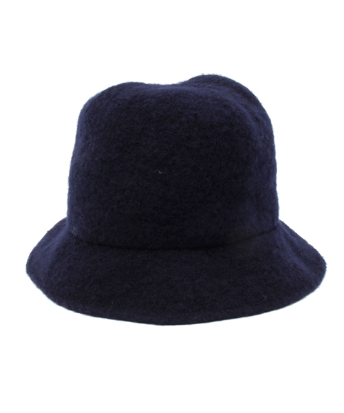 BEAMS BOY(ビームスボーイ)の「Cableami×BEAMS BOY / 圧縮ウール ロゴハット(ハット・レディース・グレー/ネイビー・ONE SIZE)」の4枚目の写真