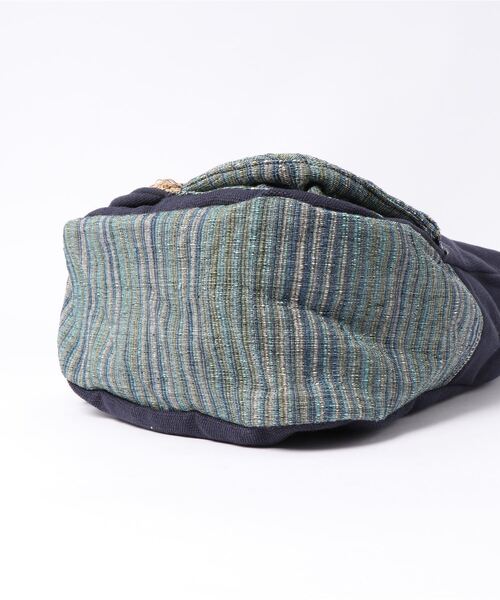 チャイハネ(チャイハネ)の「【チャイハネ】ネパールナチュラルワンショルダーリュック(バックパック/リュック・メンズ・ホワイト/ネイビー/カーキ/イエロー/キャメル・FREE)」の14枚目の写真