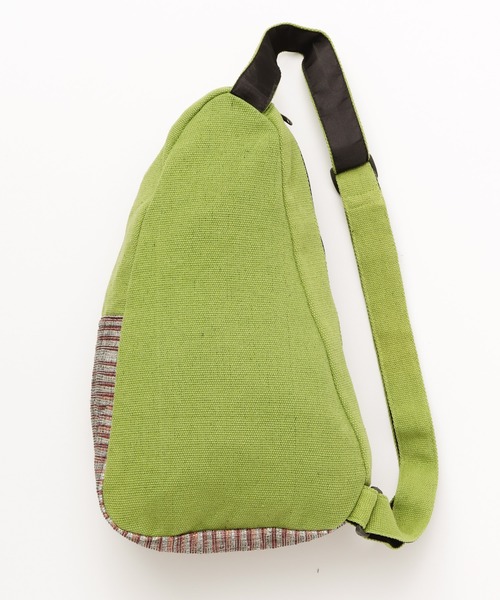 チャイハネ(チャイハネ)の「【チャイハネ】ネパールナチュラルワンショルダーリュック(バックパック/リュック・メンズ・ホワイト/ネイビー/カーキ/イエロー/キャメル・FREE)」の10枚目の写真