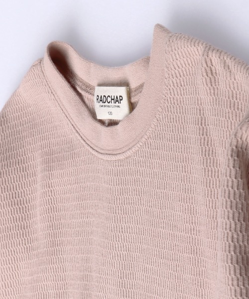 RADCHAP（ラッドチャップ）の「たてロゴ長袖ワンピース（ワンピース・キッズ・ピンク/チャコールグレー・130cm/150cm/120cm/100cm/110cm/140cm/90cm）」の11枚目の写真