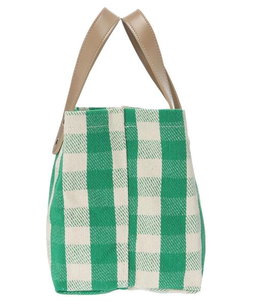 AMERICAN HOLIC（アメリカンホリック）の「ギンガムチェック機能付きトートバッグ　＊〇（トートバッグ・レディース・ブラック/ベージュ/グリーン・FREE）」の20枚目の写真