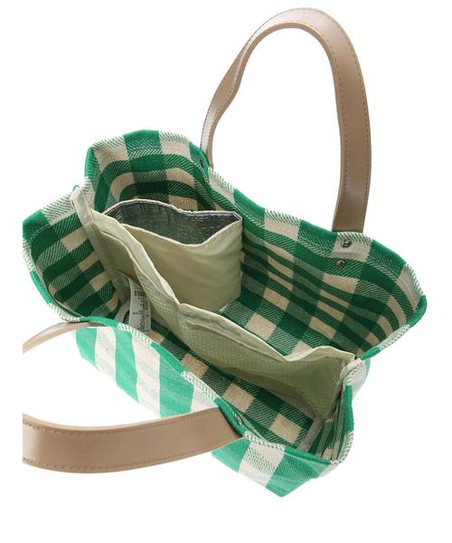 AMERICAN HOLIC（アメリカンホリック）の「ギンガムチェック機能付きトートバッグ　＊〇（トートバッグ・レディース・ブラック/ベージュ/グリーン・FREE）」の22枚目の写真