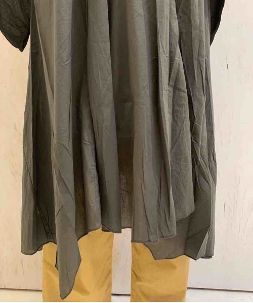 rovtski（ロフトスキー）の「ﾌﾚｱｵｰﾊﾞｰｼｬﾂ913803NO02（シャツ/ブラウス・レディース・ブルー/グリーン/ブラック/ライトグレー/チャコールグレー/ベージュ/ネイビー・FREE）」の12枚目の写真
