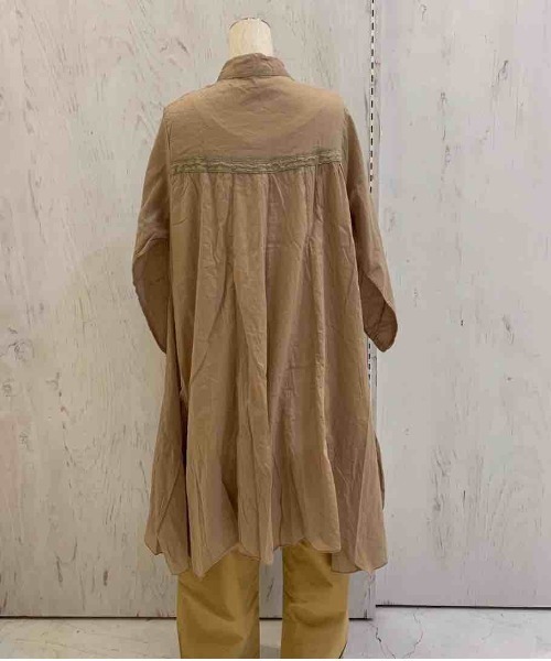 rovtski（ロフトスキー）の「ﾌﾚｱｵｰﾊﾞｰｼｬﾂ913803NO02（シャツ/ブラウス・レディース・ブルー/グリーン/ブラック/ライトグレー/チャコールグレー/ベージュ/ネイビー・FREE）」の19枚目の写真
