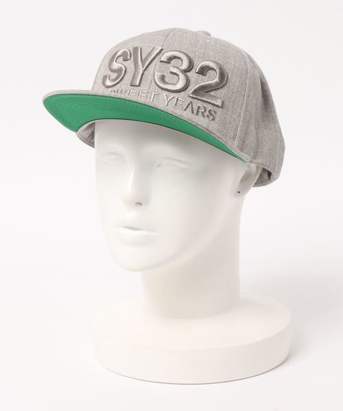 SY32 by SWEET YEARS（エスワイサーティトゥバイスィートイヤーズ）の「《SY32 by SWEET YEARS》3D LOGO SNAPBACK CAP（キャップ・レディース・ブラック/ブラック系その他/グレー/ネイビー・FREE）」の7枚目の写真