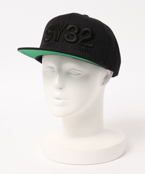 SY32 by SWEET YEARS（エスワイサーティトゥバイスィートイヤーズ）の「《SY32 by SWEET YEARS》3D LOGO SNAPBACK CAP（キャップ・レディース・ブラック/ブラック系その他/グレー/ネイビー・FREE）」の9枚目の写真