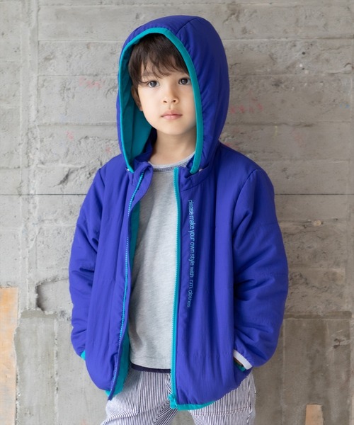 RAGMART(ラグマート)の「サーモライトブルゾン(ブルゾン・キッズ・ブラウン/ピンク/ブルー・80cm/90cm/95cm)」の1枚目の写真