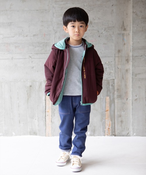 RAGMART(ラグマート)の「サーモライトブルゾン(ブルゾン・キッズ・ブラウン/ピンク/ブルー・80cm/90cm/95cm)」の10枚目の写真
