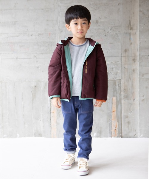 RAGMART(ラグマート)の「サーモライトブルゾン(ブルゾン・キッズ・ブラウン/ピンク/ブルー・80cm/90cm/95cm)」の12枚目の写真