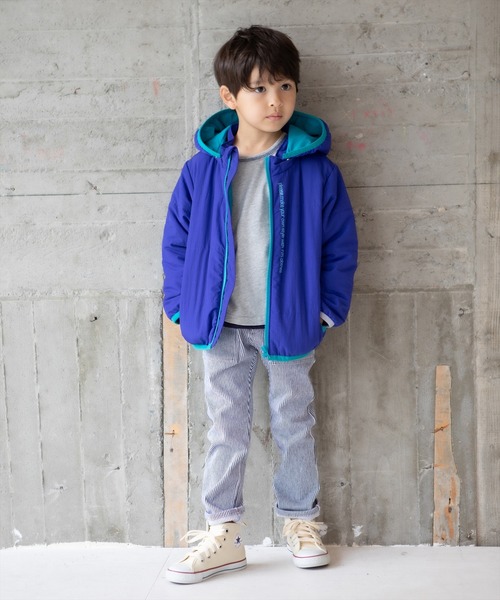 RAGMART(ラグマート)の「サーモライトブルゾン(ブルゾン・キッズ・ブラウン/ピンク/ブルー・80cm/90cm/95cm)」の5枚目の写真