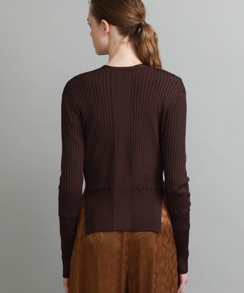 RITO（リト）の「【Rito(リト)】トリプルボタンカーディガン（カーディガン/ボレロ・レディース・ブラウン・36）」の3枚目の写真