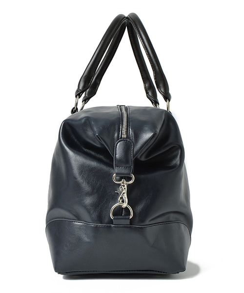 Add+（アッド）の「＜Add+＞シンセティックレザー バイカラー ボストンバッグ（ボストンバッグ）」 - WEAR