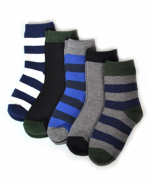 GLAZOS（グラソス）の「ソックス5足セット（ソックス/靴下・キッズ・ホワイト/ブラック/チャコールグレー/レッド/イエロー/ブルー/グレー/ピンク/インディゴブルー/エメラルド/マルチ/アイボリー/ダークグレー/ライトピンク/ネイビー・16cm/19cm/22cm/13cm）」の8枚目の写真