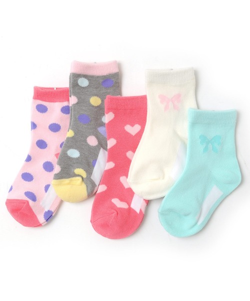 GLAZOS（グラソス）の「ソックス5足セット（ソックス/靴下・キッズ・ホワイト/ブラック/チャコールグレー/レッド/イエロー/ブルー/グレー/ピンク/インディゴブルー/エメラルド/マルチ/アイボリー/ダークグレー/ライトピンク/ネイビー・16cm/19cm/22cm/13cm）」の12枚目の写真