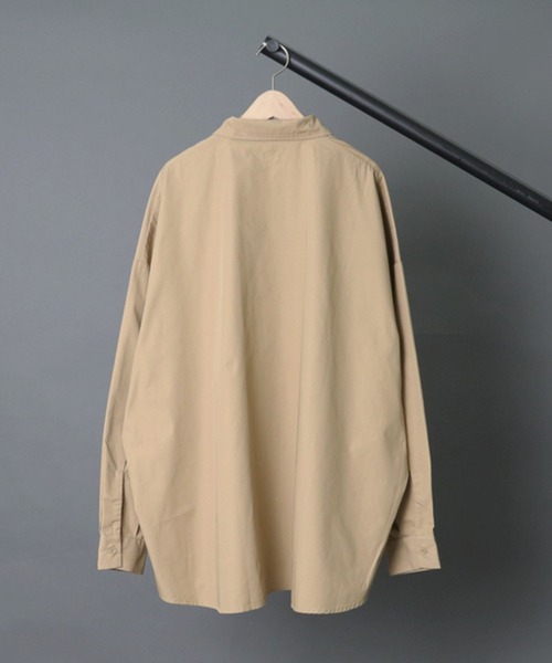ARMY TWILL(アーミーツイル)の「【 ARMY TWILL / アーミーツイル 】 BIG SHIRTS / ビッグシャツ(シャツ/ブラウス・メンズ・ベージュ/カーキ/ブラック・LARGE/MEDIUM)」の6枚目の写真