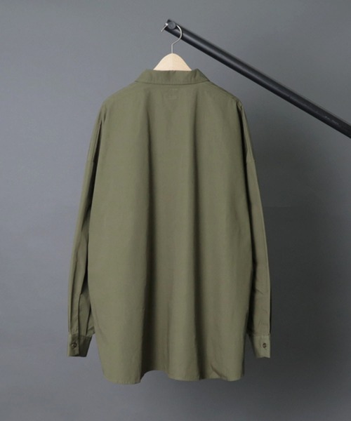 ARMY TWILL(アーミーツイル)の「【 ARMY TWILL / アーミーツイル 】 BIG SHIRTS / ビッグシャツ(シャツ/ブラウス・メンズ・ベージュ/カーキ/ブラック・LARGE/MEDIUM)」の9枚目の写真