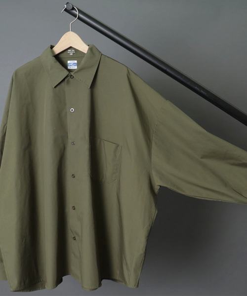 ARMY TWILL(アーミーツイル)の「【 ARMY TWILL / アーミーツイル 】 BIG SHIRTS / ビッグシャツ(シャツ/ブラウス・メンズ・ベージュ/カーキ/ブラック・LARGE/MEDIUM)」の10枚目の写真