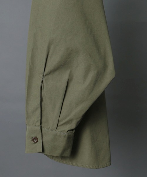 ARMY TWILL(アーミーツイル)の「【 ARMY TWILL / アーミーツイル 】 BIG SHIRTS / ビッグシャツ(シャツ/ブラウス・メンズ・ベージュ/カーキ/ブラック・LARGE/MEDIUM)」の13枚目の写真